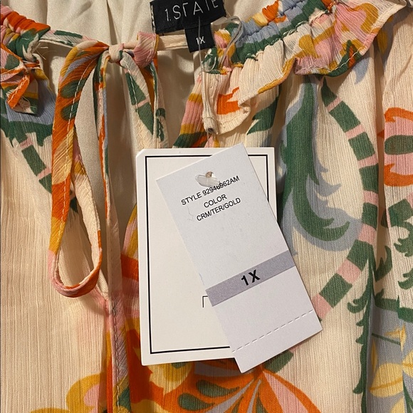 1. STATE MAXI Dress in rust by SHEIN Plus size 1X - Picture 6 of 7